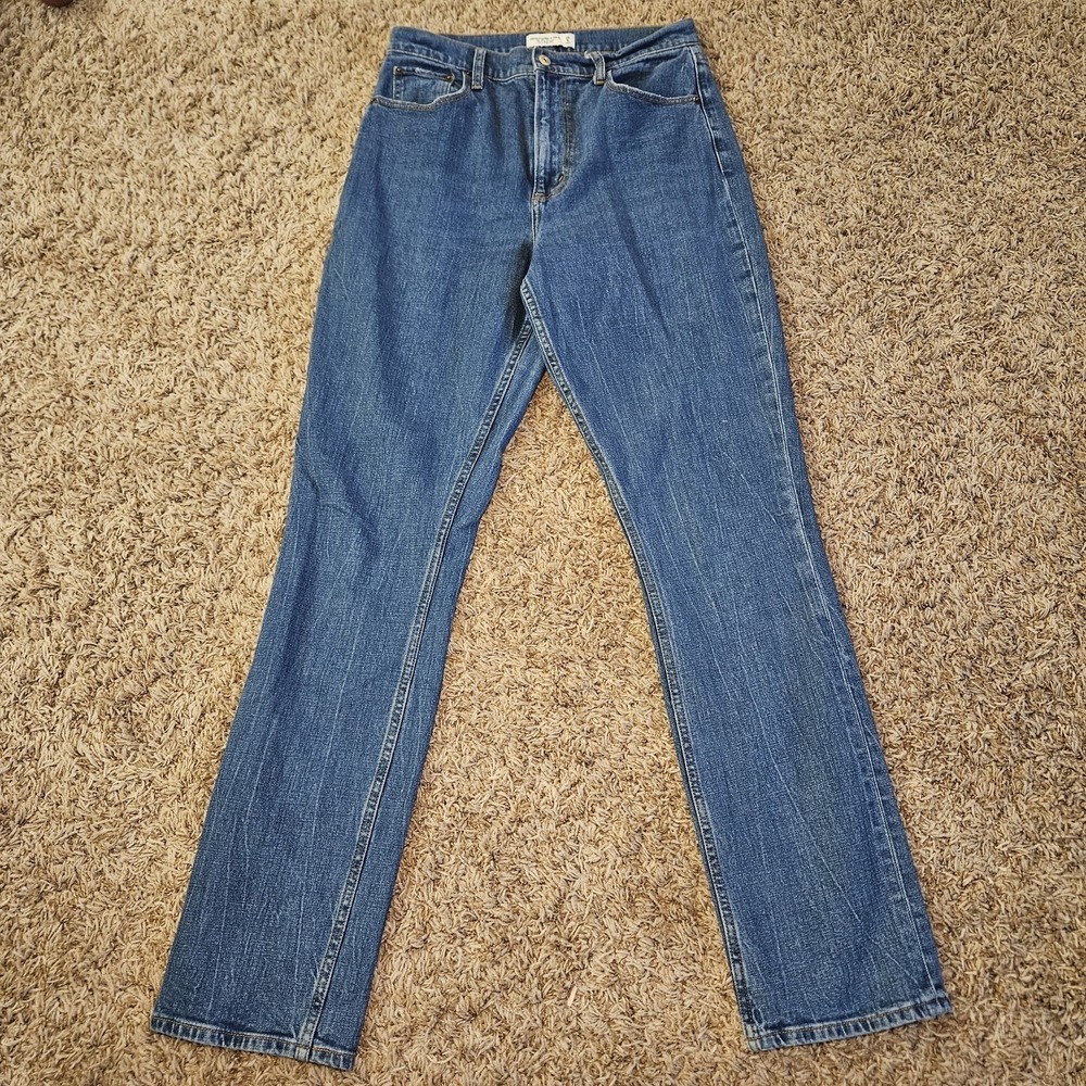 Abercrombie & Fitch Jeans Women The Slim Straight Ultra High Rise Size 29 Long